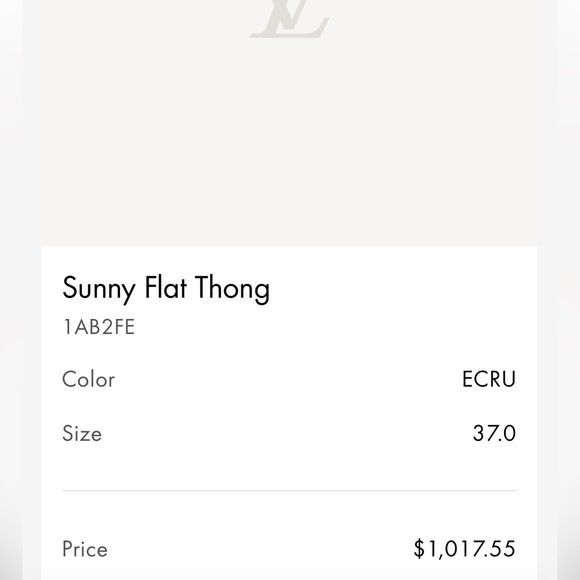 Damier Azur canvas - Sunny Flat Thong - Louis Vuitton - Picture 2 of 2